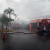 Incêndio destrói deposito de bebidas no Umuarama em Araçatuba
