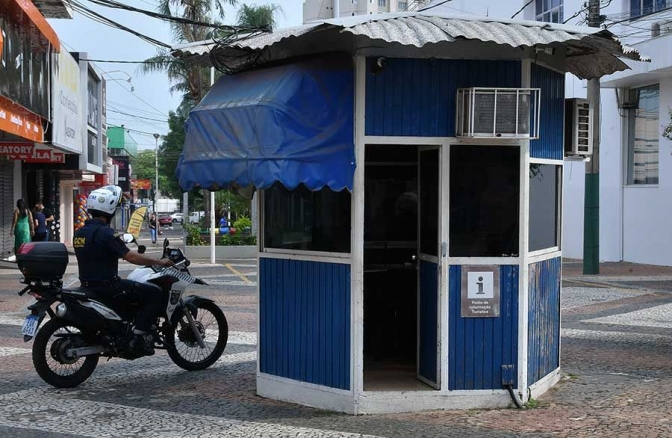 Base da Guarda Municipal de Araçatuba no calçadão é tema de requerimento