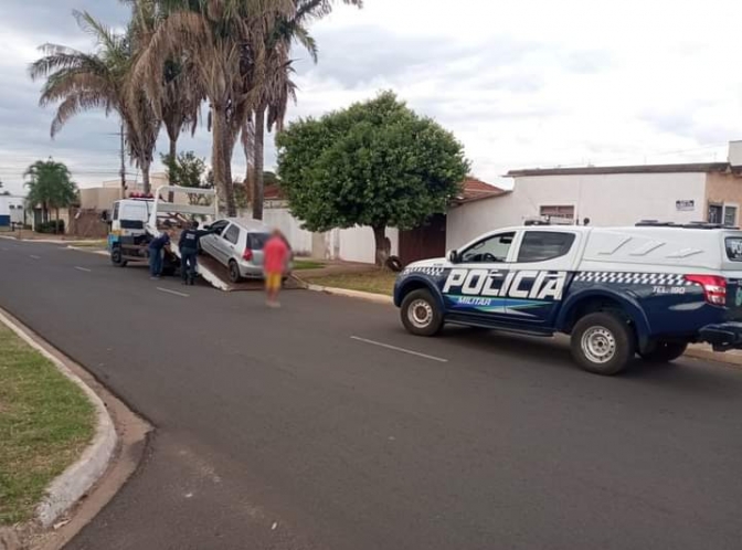 Polícia Militar em Três Lagoas recupera veículo furtado