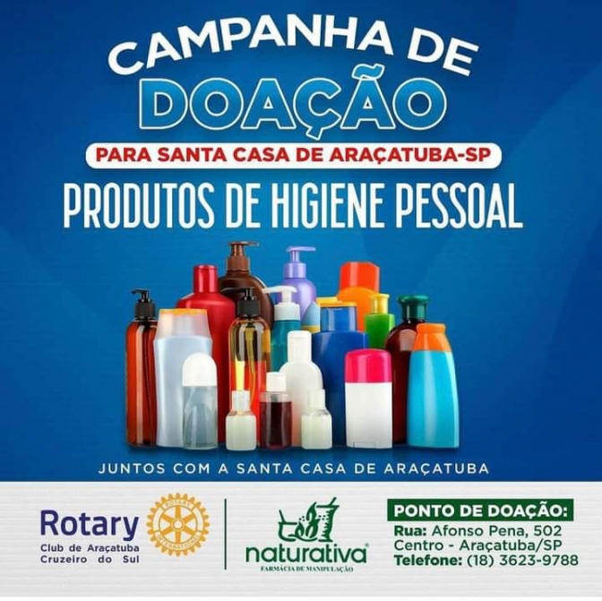 Campanha Doação para Santa Casa de Araçatuba