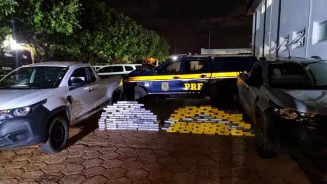 Polícia Rodoviária Federal apreende 234 Kg de cocaína em Nova Independência