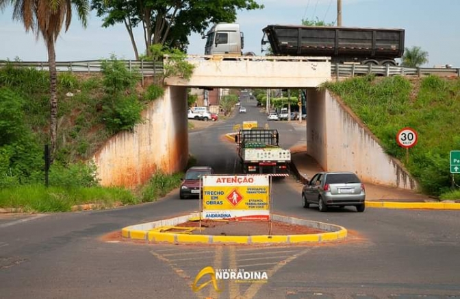Obras na avenida Bandeirantes vão mudar acesso ao Jardim Santa Cecília em Andradina