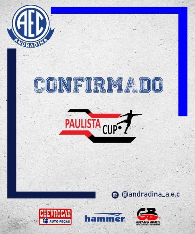 Andradina Esporte Clube participa da Paulista Cup - SUB 20