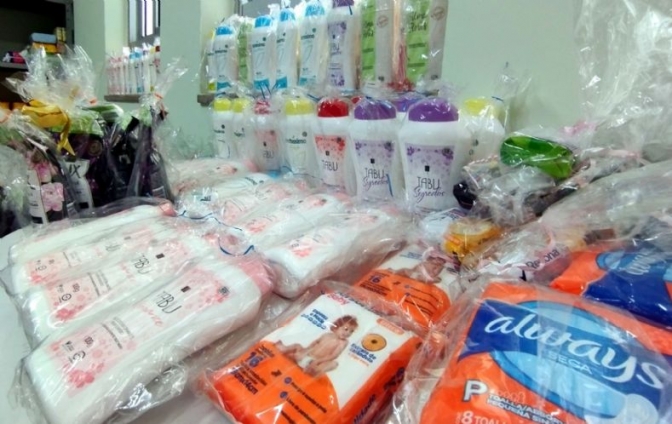Drogamax faz doação de  mais de 700 itens de produtos de higiene pessoal para Santa Casa de Araçatuba