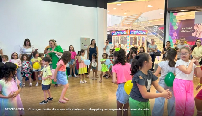 Shopping de Araçatuba divulga programação para férias escolares
