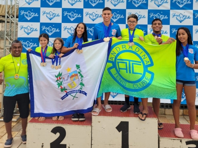 Natação Andradinense conquista 50 medalhas em Marília