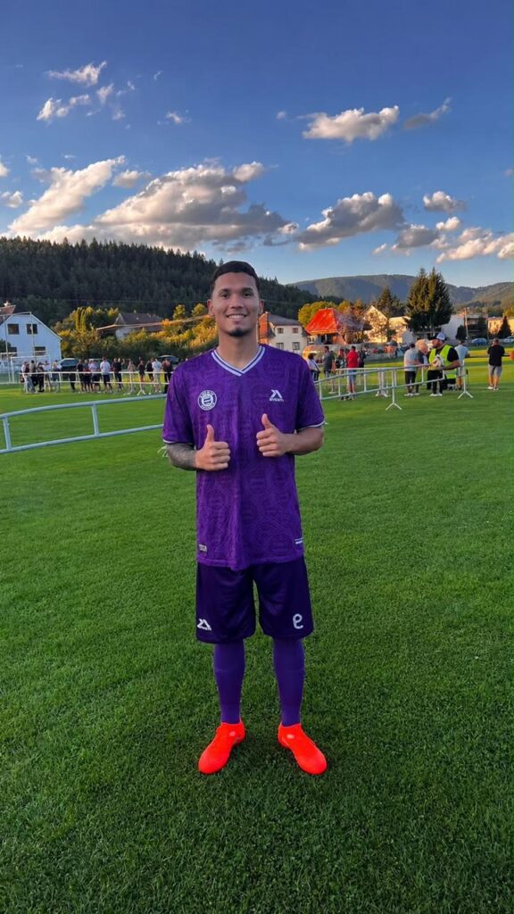 Andradinense se destaca no futebol europeu