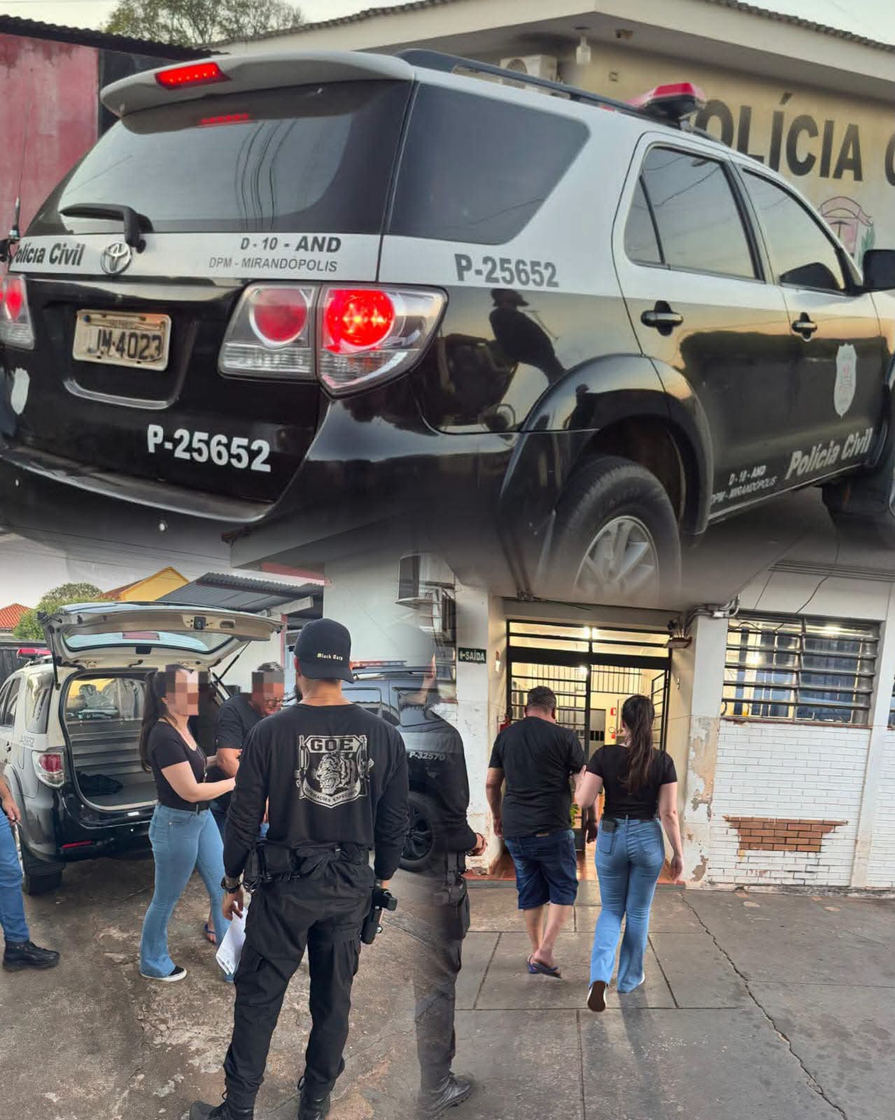 Polícia Civil de Mirandópolis e Lavínia em trabalho conjunto realizam prisões preventivas e temporária