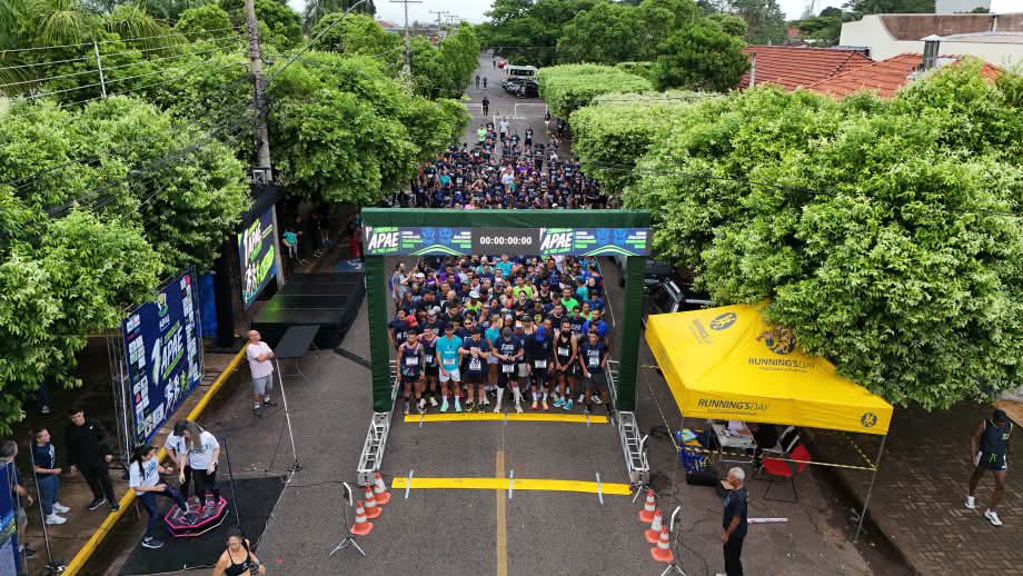 1ª Corrida da APAE de Três Lagoas reúne atletas e comunidade por uma causa solidária