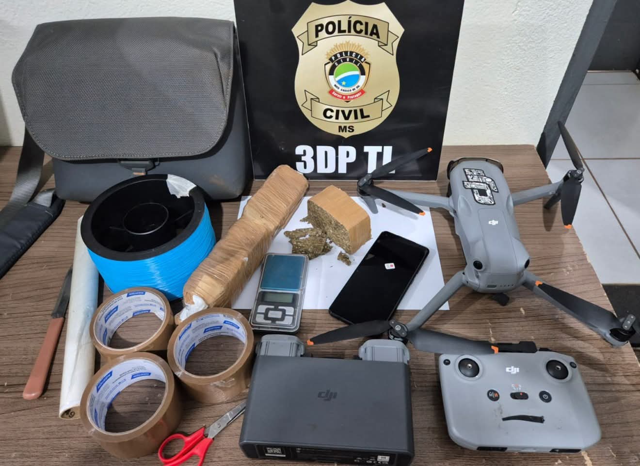 3° DP de Três Lagoas Prende Foragido que Planejava Entregar Drogas em Presídios com Drone