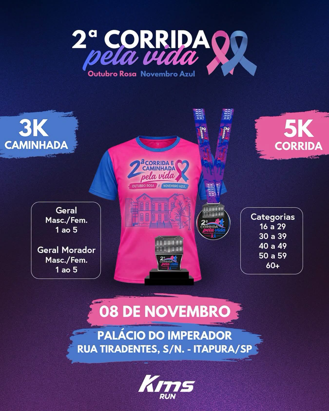Prefeitura de Itapura anuncia 2ª Corrida Pela Vida em apoio ao Hospital de Amor e à prevenção da saúde