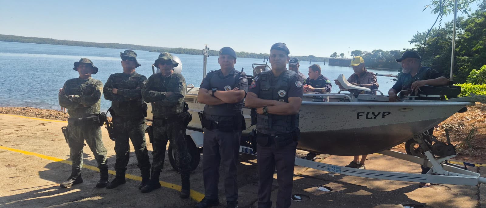 POLÍCIA MILITAR REALIZA POLICIAMENTO PREVENTIVO DURANTE TORNEIO DE PESCA EM ILHA SOLTEIRA 