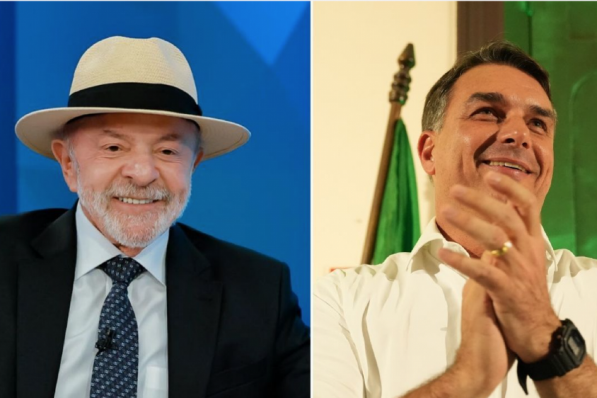 Datafolha mostra Lula com 45% e Flávio com 42% dos válidos