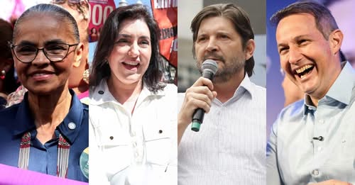 Datafolha para o Senado em SP: Marina Silva e Simone Tebet lideram pesquisa com 15% e 14%, respectivamente