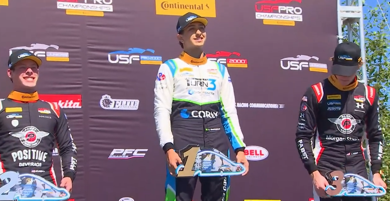 Piloto de Birigui Leonardo Escorpioni dita ritmo e vence corrida 2 da Pro 2000 em Portland