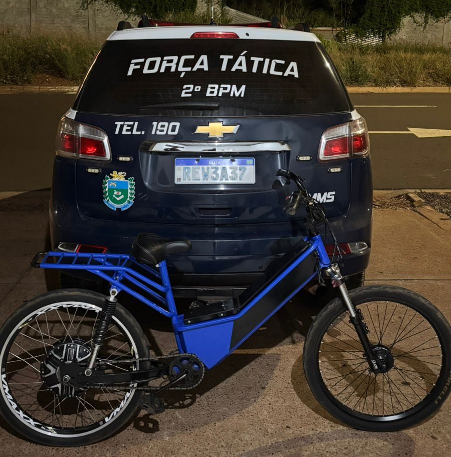 Polícia Militar em Três Lagoas recupera bicicleta roubada e realiza prisão de receptador