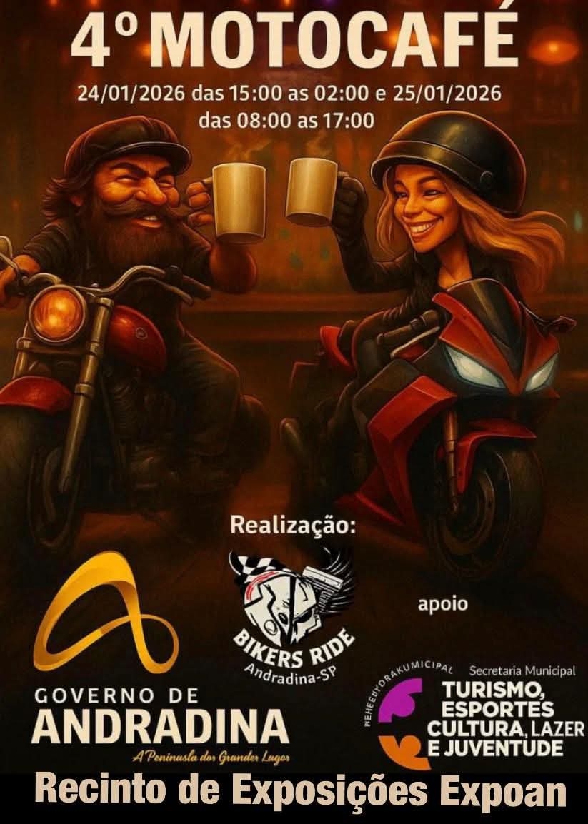 4º MOTO CAFÉ promete atrair milhares de visitantes a Andradina e agitar a economia