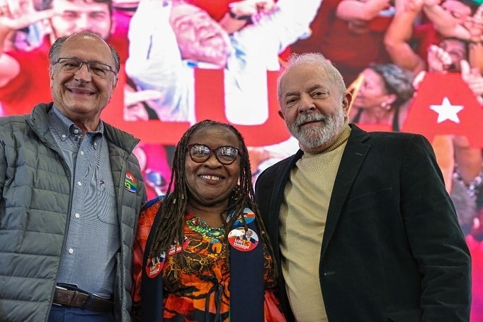 Lula e Alckmin em encontro com as trabalhadoras e trabalhadores domésticos em São Bernardo do Campo