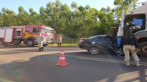 Acidente na BR 262 tira a vida de 1 mulher e 2 crianças na região de Três Lagoas