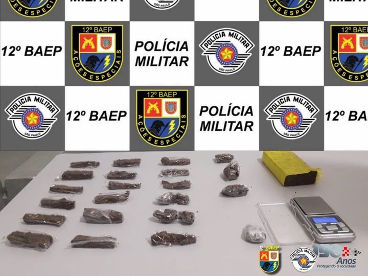 BAEP em ação na madrugada em Penápolis prendeu motociclista por tráfico de drogas, alvo de combate ao crime Vila Independência
