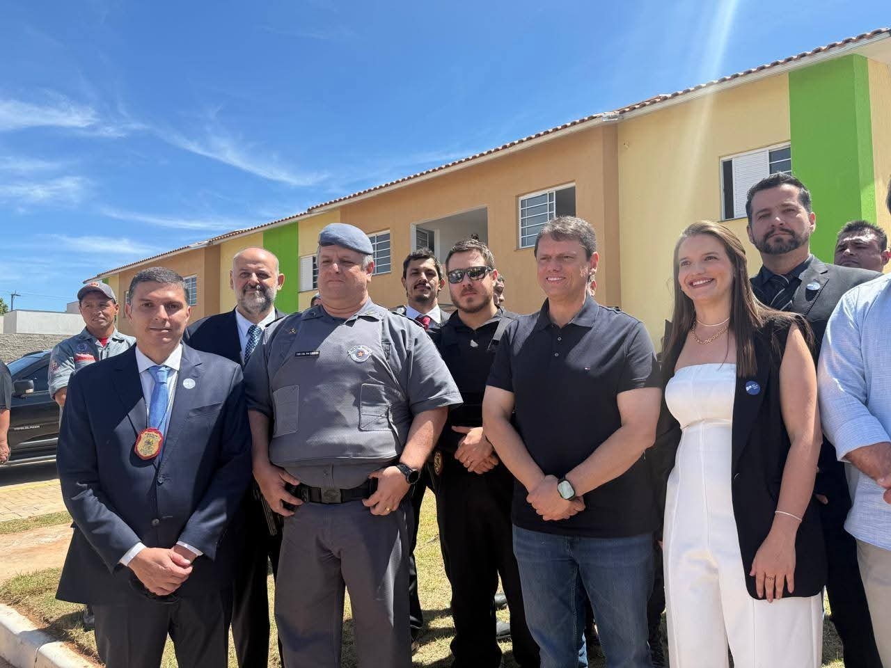 POLÍCIA CIVIL PARTICIPA DE RECEPÇÃO AO GOVERNADOR TARCÍSIO DE FREITAS EM PRESIDENTE VENCESLAU