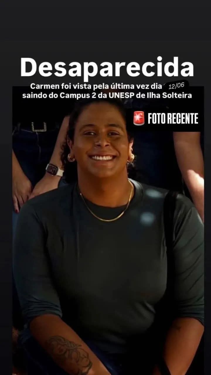 CASO CARMEN: POLÍCIA CIVIL DE ILHA SOLTEIRA PEDE QUEBRA DE SIGILOS PARA AUXILIAR INVESTIGAÇÃO