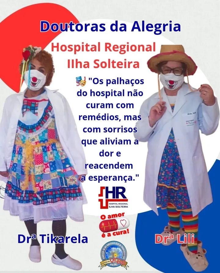 Doutoras da Alegria visitam o Hospital Regional de Ilha Solteira