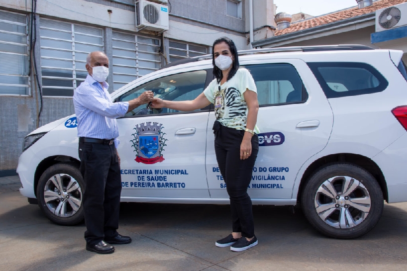 Vigilância Sanitária de Pereira Barreto recebe novo veículo para auxiliar nas ações de enfrentamento a Covid-19