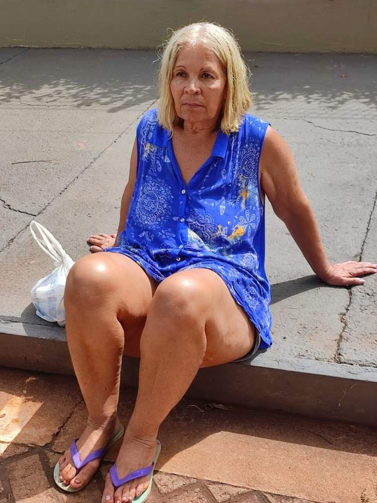 Em Andradina: Senhora confusa que estava sentada em frente a escola Sesi já está com a família