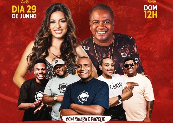 Andradina recebe a 1ª Feijoada do Quintal com samba, pagode e grandes atrações musicais