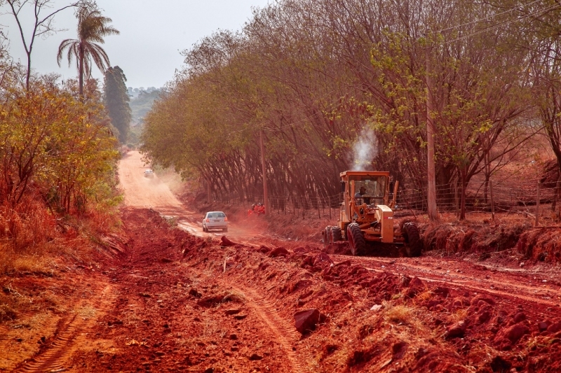 Obras da estrada de Paranápolis foi resgatada pelo Governo de Andradina