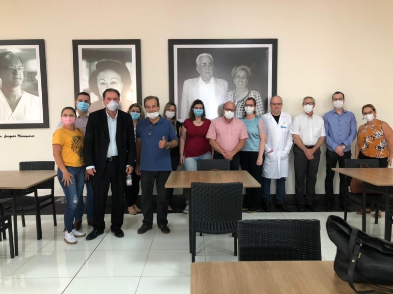 Comitiva Andradinense fez intercambio de conhecimentos no Hospital do Amor