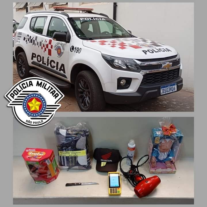 POLÍCIA MILITAR DE ANDRADINA PRENDE HOMEM PELO CRIME TENTADO DE ROUBO/FURTO