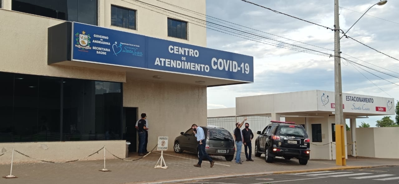 PREFEITURA DÁ SUA VERSÃO SOBRE AÇÃO DA POLÍCIA CIVIL  NA CENTRAL COVID DE ANDRADINA
