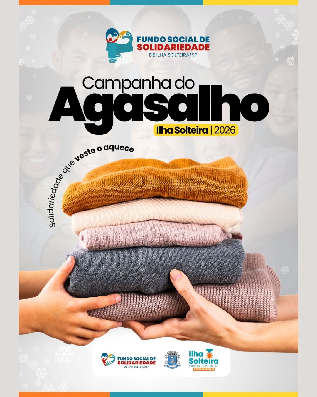 Campanha do Agasalho 2026 mobiliza pontos de arrecadação em Ilha Solteira