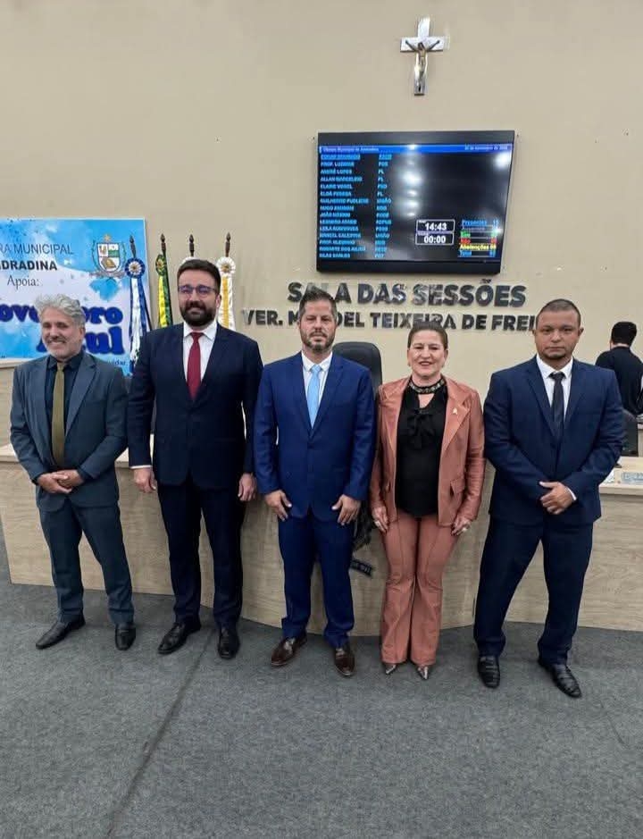 Nova Mesa Diretora Câmara de Andradina eleita para 2026