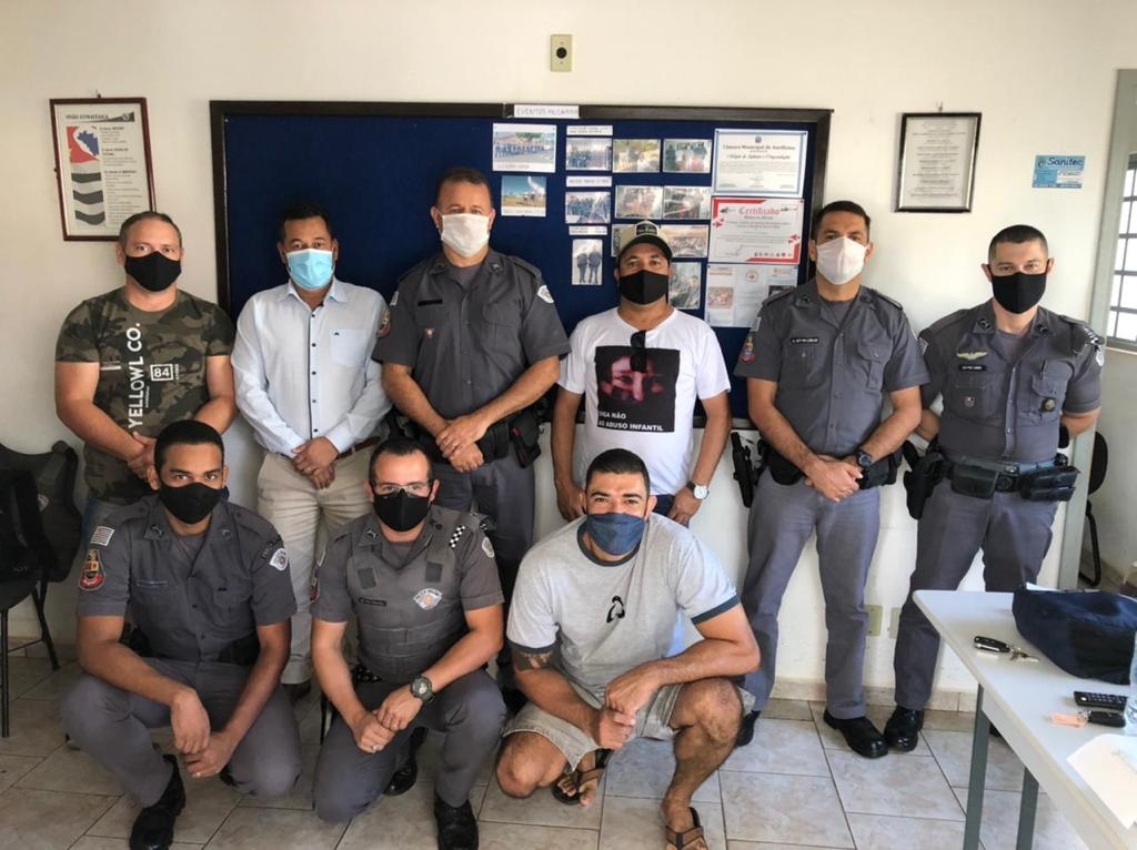 PREFEITO LIÓ VISITOU O QUARTEL DA POLÍCIA MILITAR DE SUD MENNUCCI PARA FORTALECER A PARCERIA COM A PREFEITURA