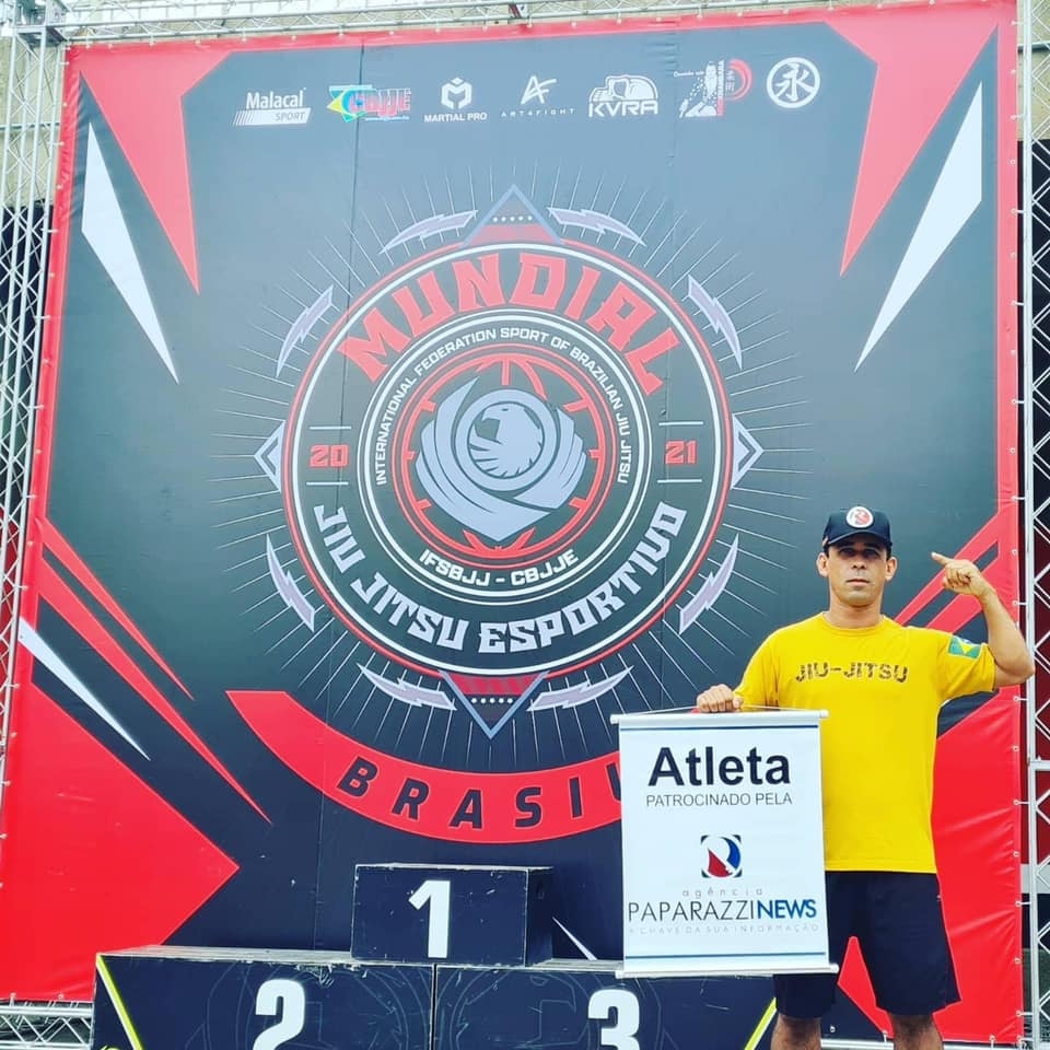 Policial de Andradina Sargento Luciano conquista o terceiro lugar no mundial de jiu-jítsu