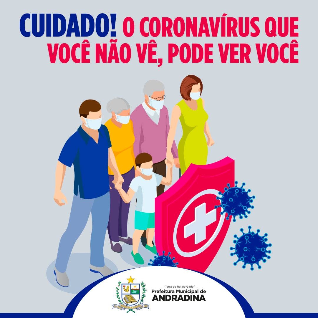 Prefeitura de Andradina informa: Use sempre máscara e evite lugares lotados