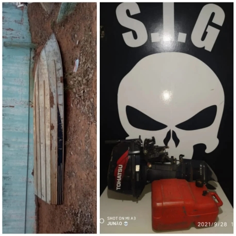 Polícia Civil recupera barco e motor de vítima de estelionato em Água Clara