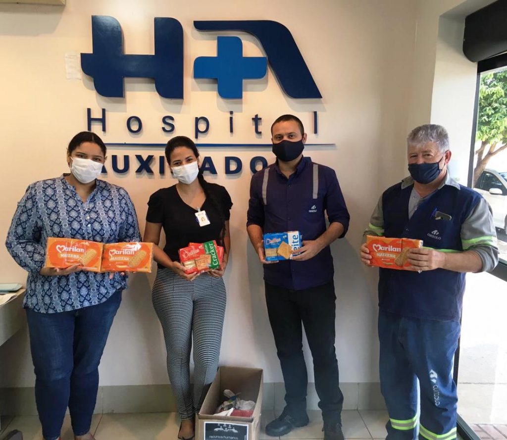 Em Três Lagoas Empresa Cunzolo une em projeto para doação de alimentos ao setor de oncologia do HNSA