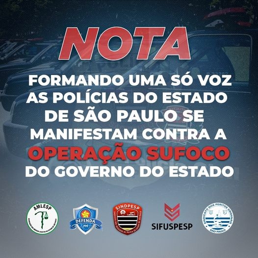 Operação Sufoco ignora déficit e agrava sobrecarga de policiais