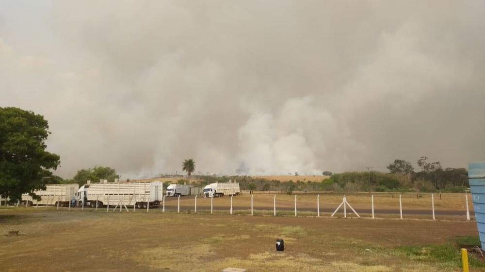 Incêndio pode ter causado apagões em Andradina