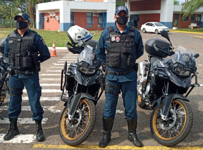 Polícia Militar destinou 02 motocicletas BMW 850 GS para serem empenhadas no policiamento em Três Lagoas e região