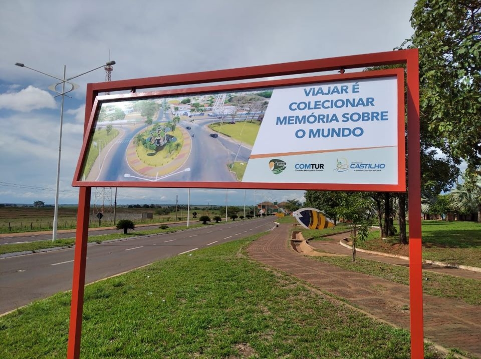 Placas Turísticas são instaladas em Castilho