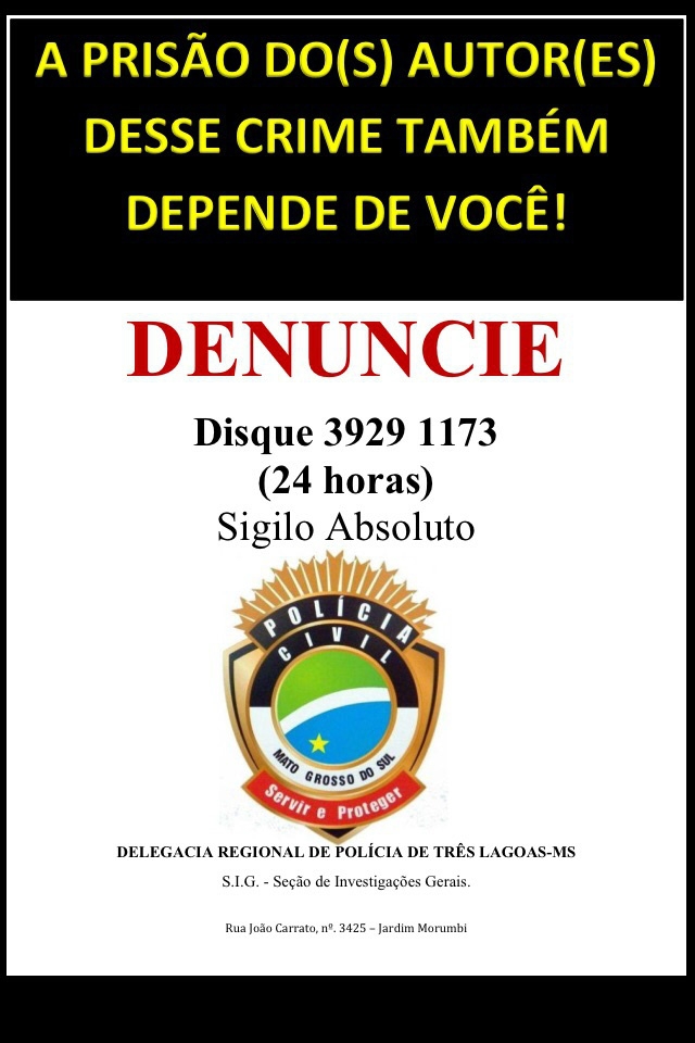 Policiais civis de Três Lagoas prendem suspeito de homicídio ocorrido no bairro São Jorge