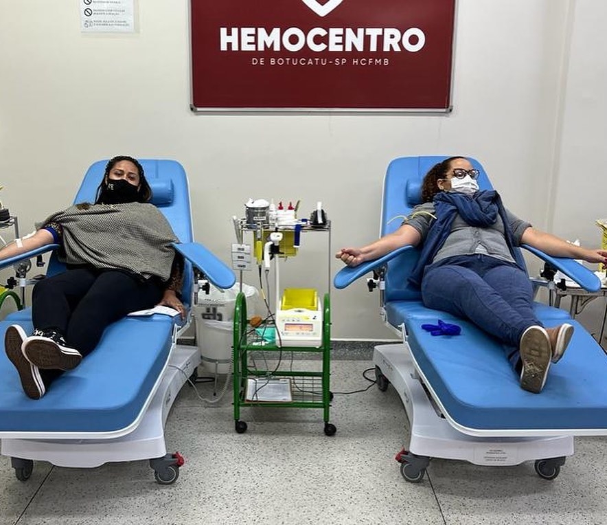 OSS Santa Casa de Andradina através do AME de Botucatu incentiva colaboradores a doar sangue
