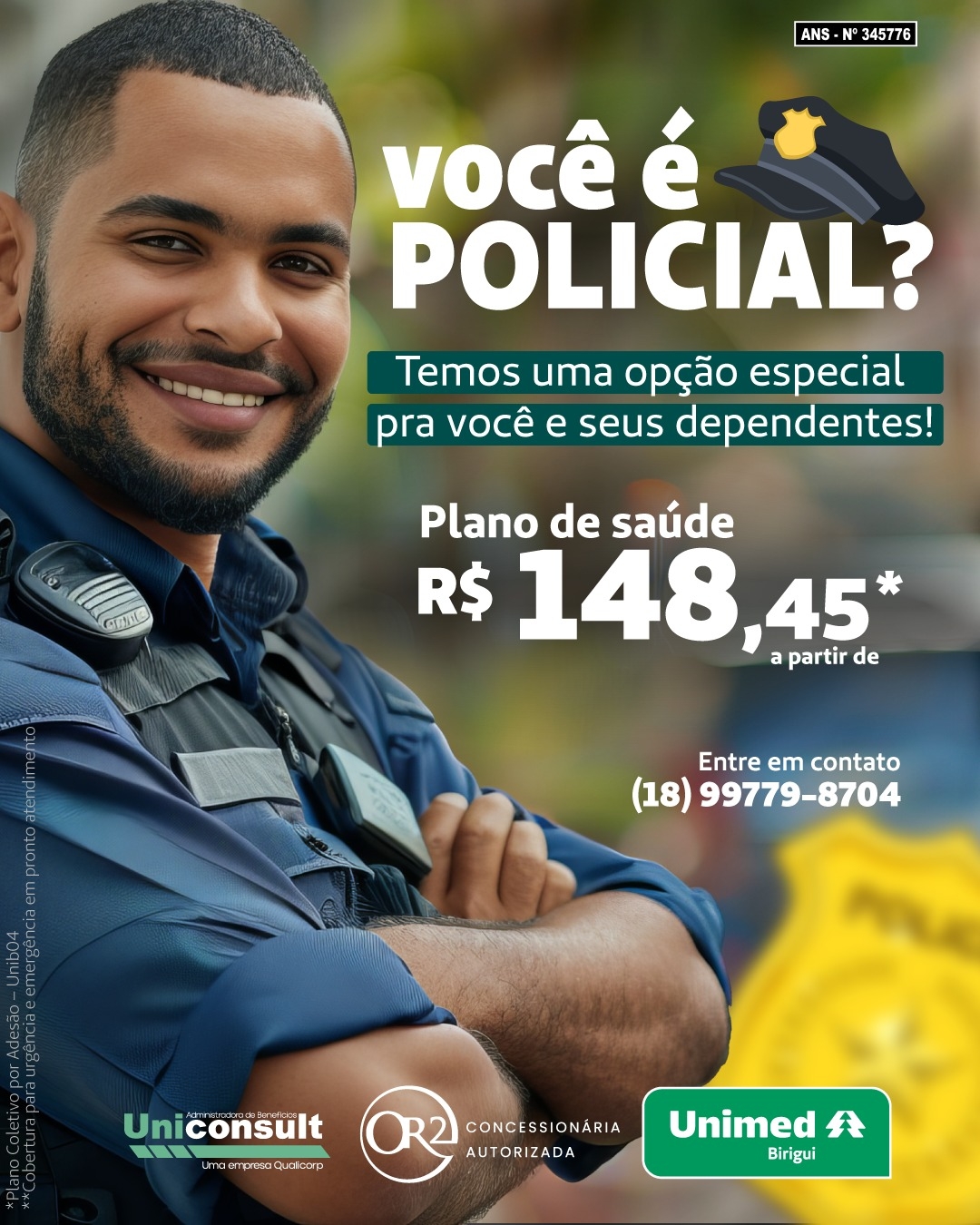 UNIMED BIRIGUI TEM PLANO EXCLUSIVO PARA POLICIAIS