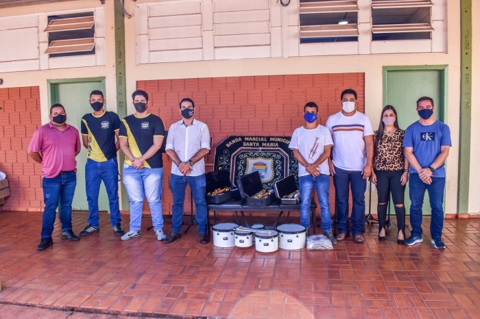 Prefeitura de Selvíria adquire novos Instrumentos musicais para a Banda Santa Maria