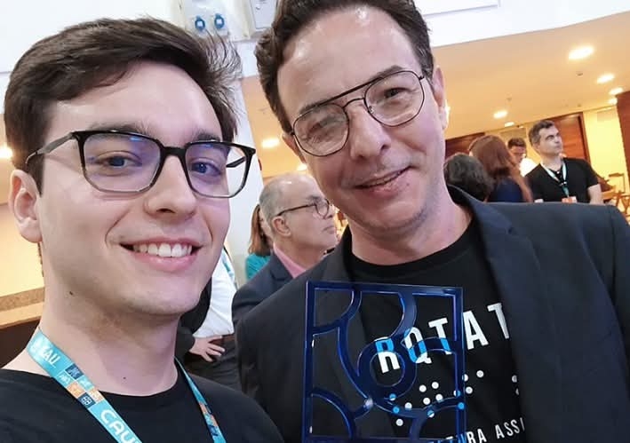 STARTUP DE ANDRADINA CONQUISTA 2º LUGAR NO CAU LAB COM PROJETO PARA INCLUSÃO DE PESSOAS CEGAS